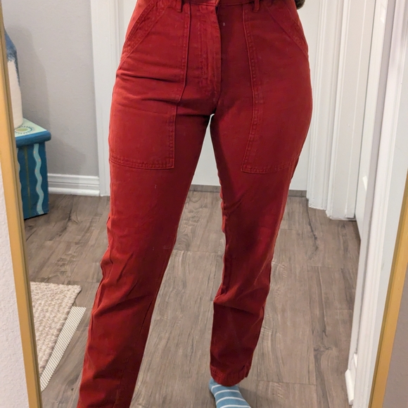 Big Bud Press Pants - Big Bud Press Pencil Pants Red